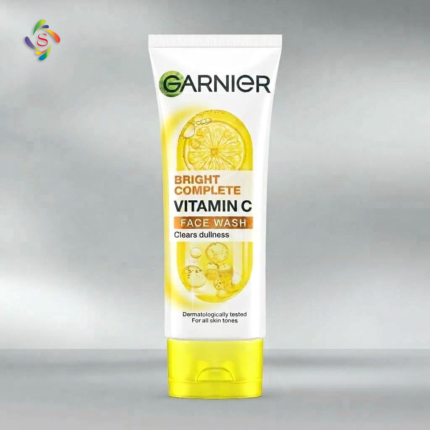 Garnier Bright Complete Vitamin C Face Wash for Brightness & Glow, 150g